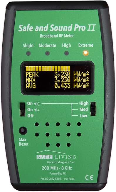 Safe and Sound PRO II Radio Frequency Meter 200MHz - 8GHz