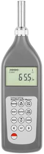 Impulse Integrating Sound Level Meter Gauge Dosimeter with Large Screen Dynamic LCD for Measuring Accumulated Percentile Sound Level