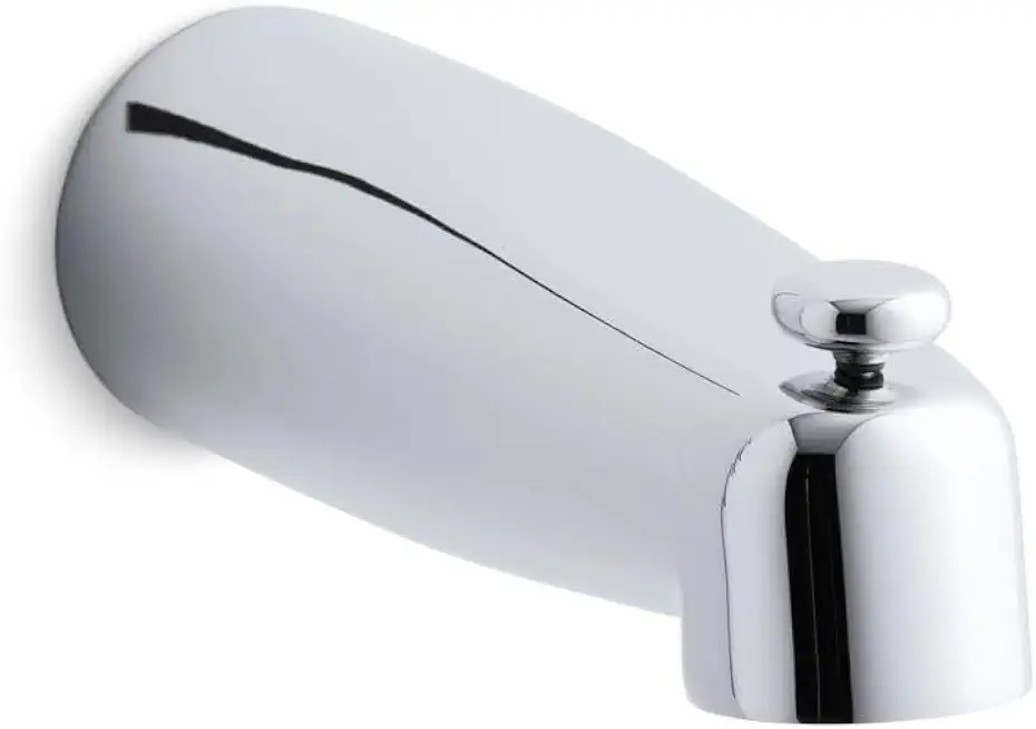 Coralais Wall-mount bath spout with diverter, 8