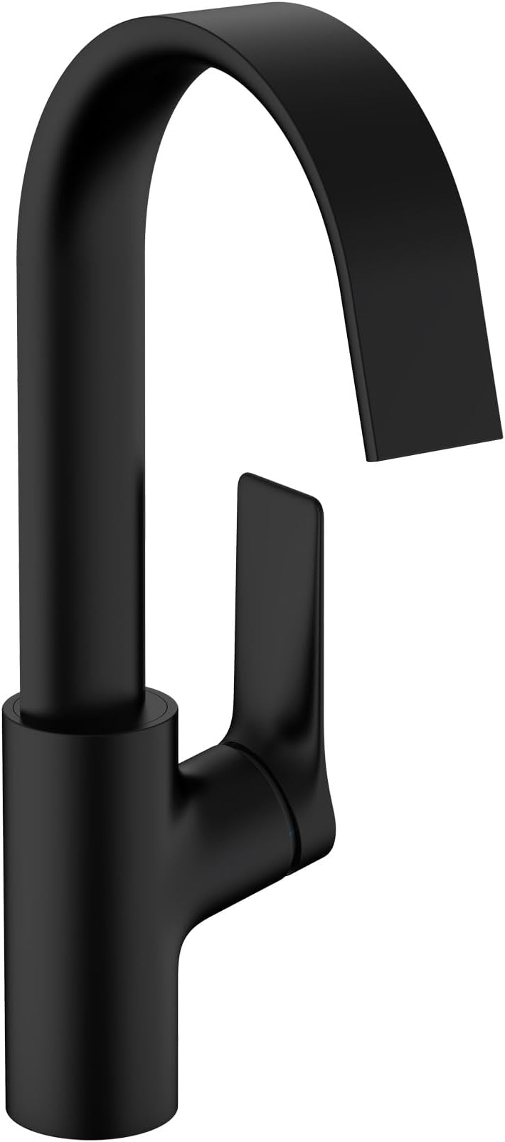 hansgrohe Vivenis Modern 1-Handle 1-Hole 12-inch Tall Bathroom Sink Faucet in Matte Black, 75030671
