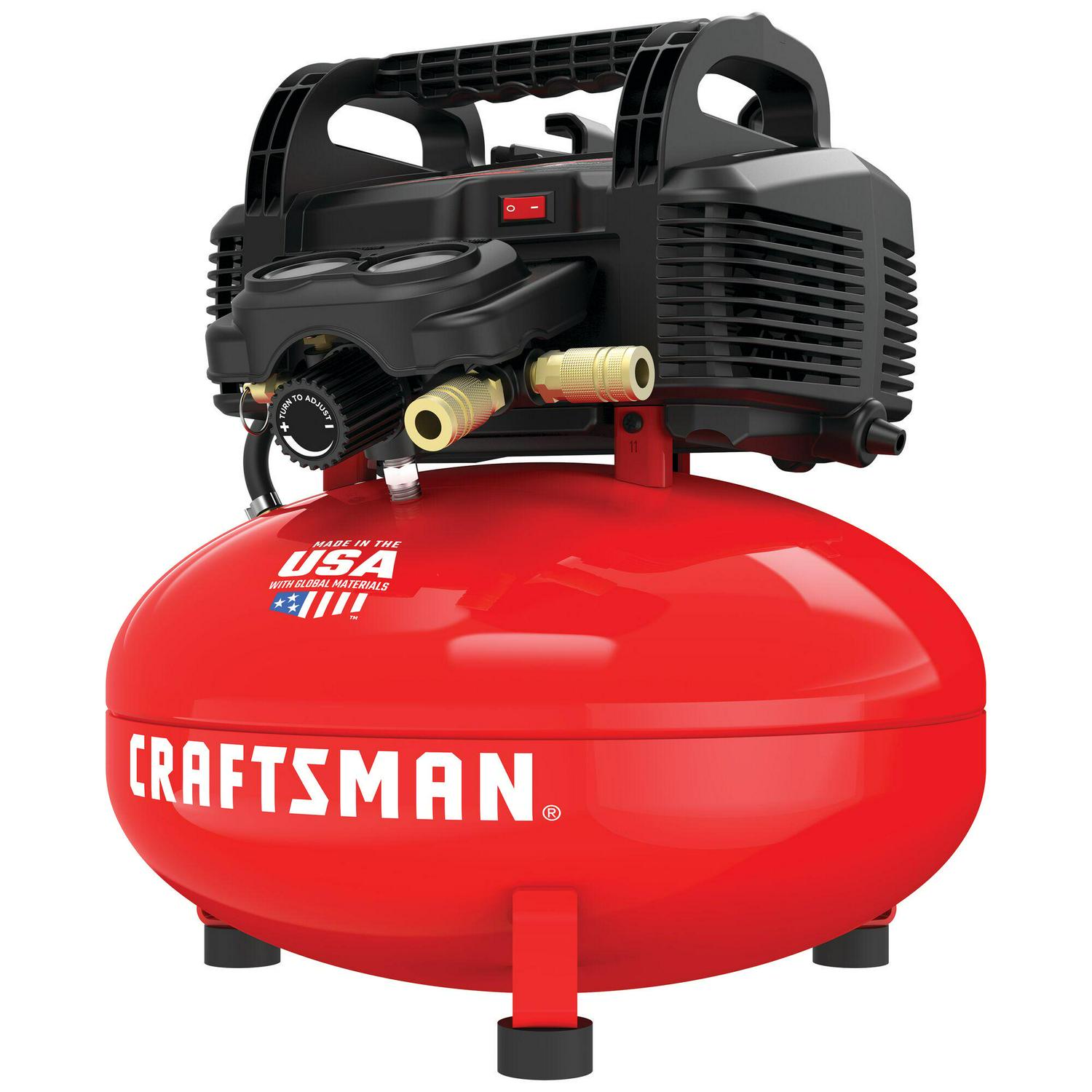 CRAFTSMAN 6-Gallons Portable 150 PSI Pancake Air Compressor