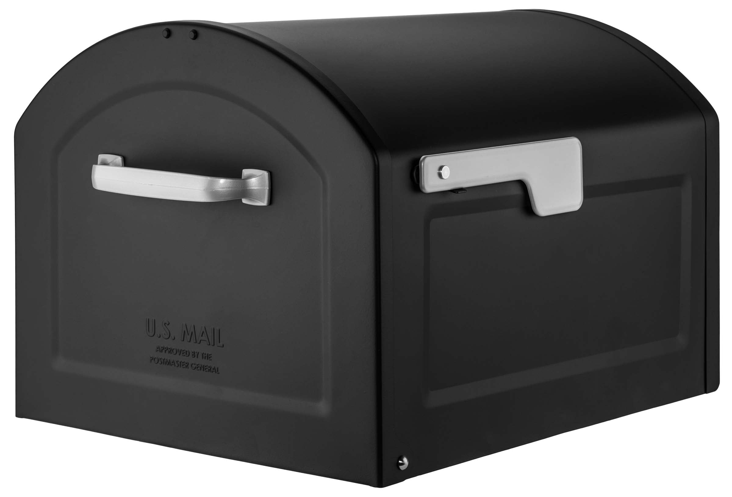 Architectural Mailboxes Post Mount Black Metal Extra Large Mailbox