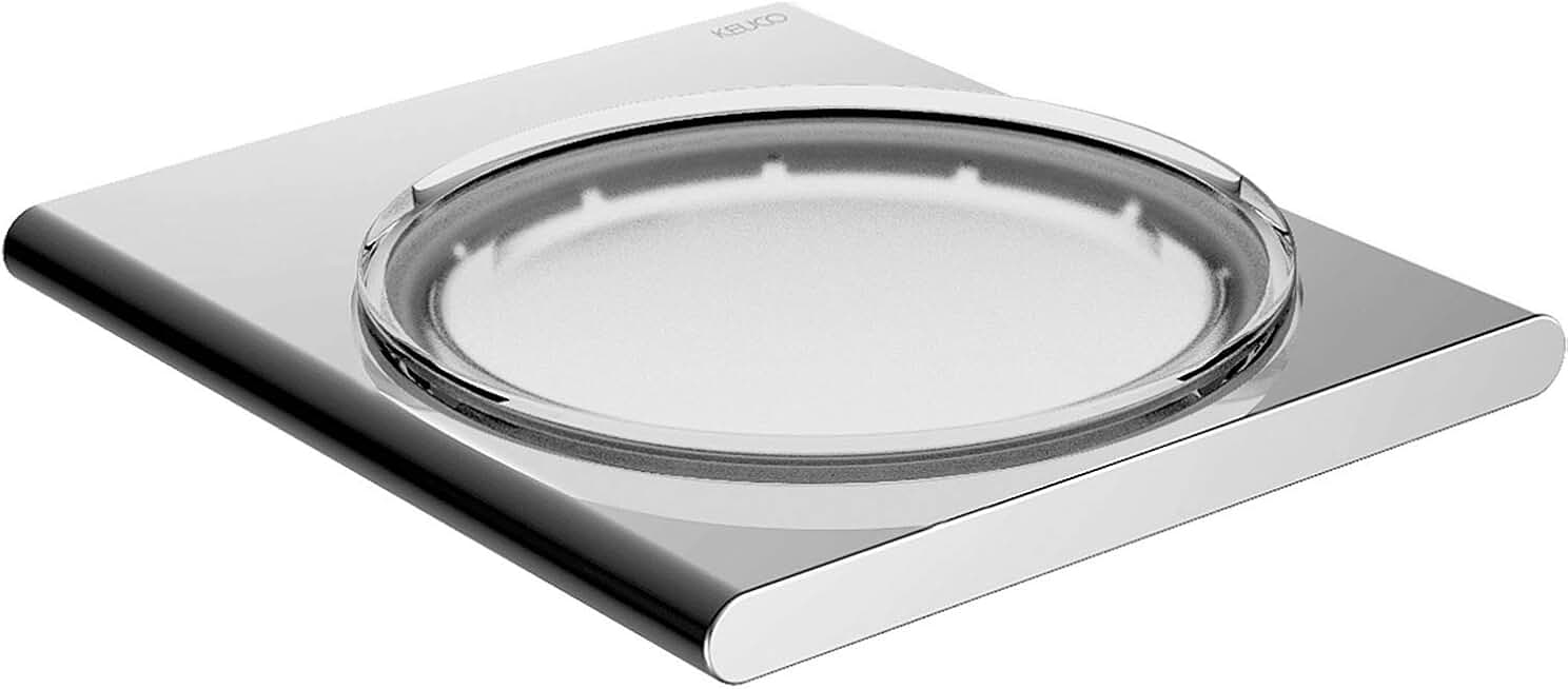 Keuco Edition 400 Soap Holder - Brushed Nickel - 11555059000