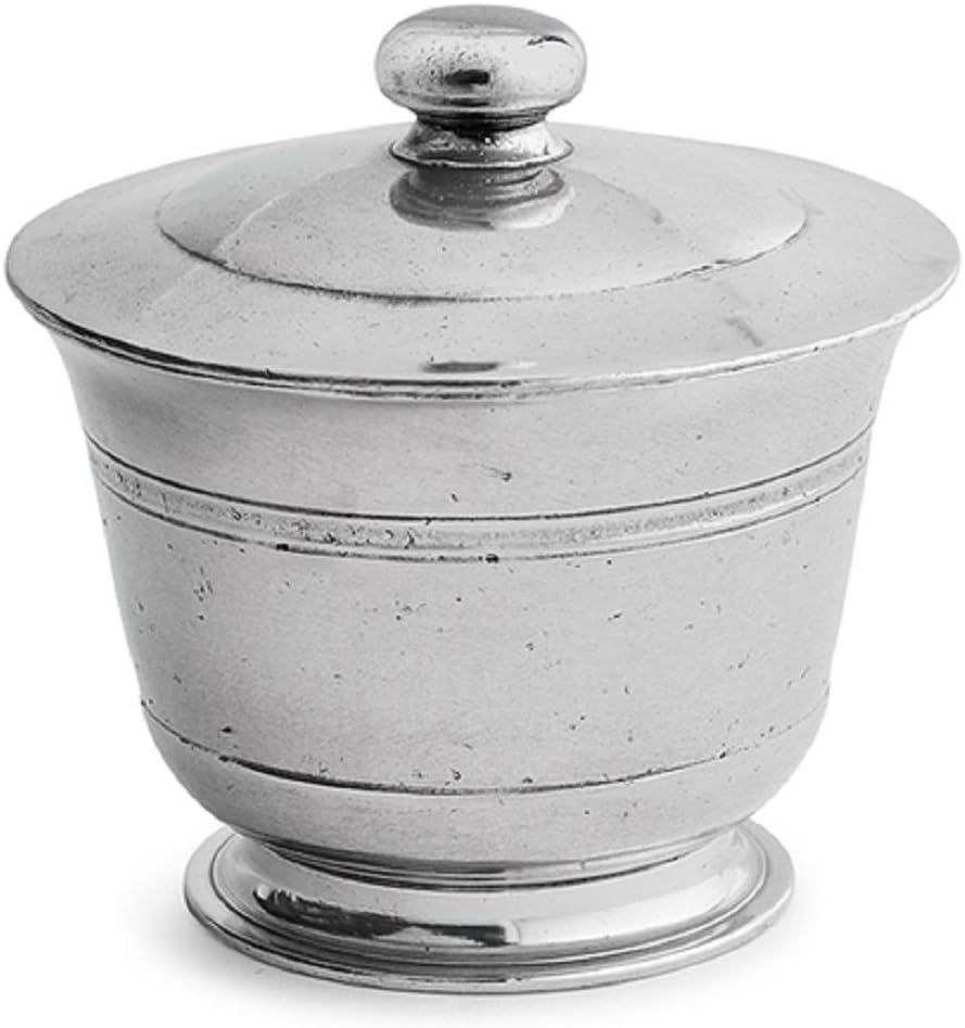 Arte Italica Roma Tall 5.25 Inch Canister, Pewter