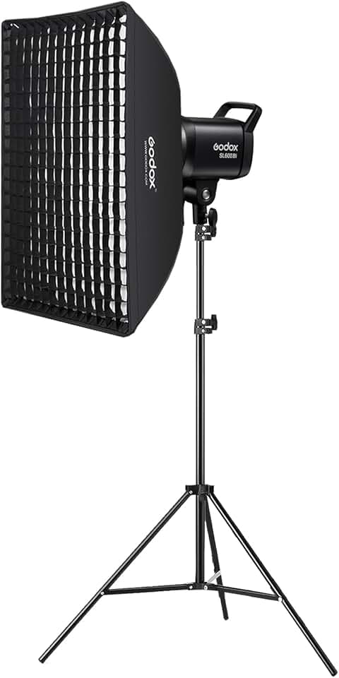 Godox SL60IIBI LED Video Lights,CRI96+,TLCI97+ White Bowens Mount APP with 23.5