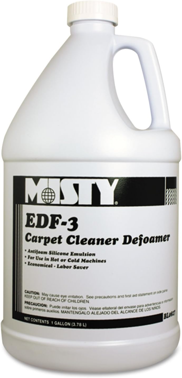 Misty R8274 EDF-3 Carpet Cleaner Defoamer 1 gal. Bottle