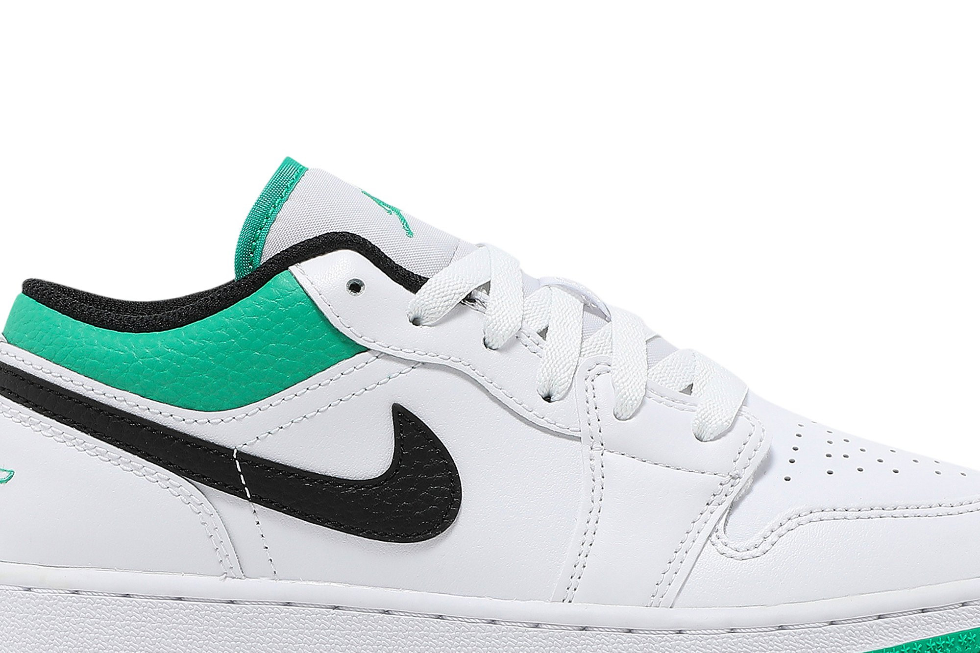 Air Jordan 1 Low GS 'White Lucky Green' 553560-129
