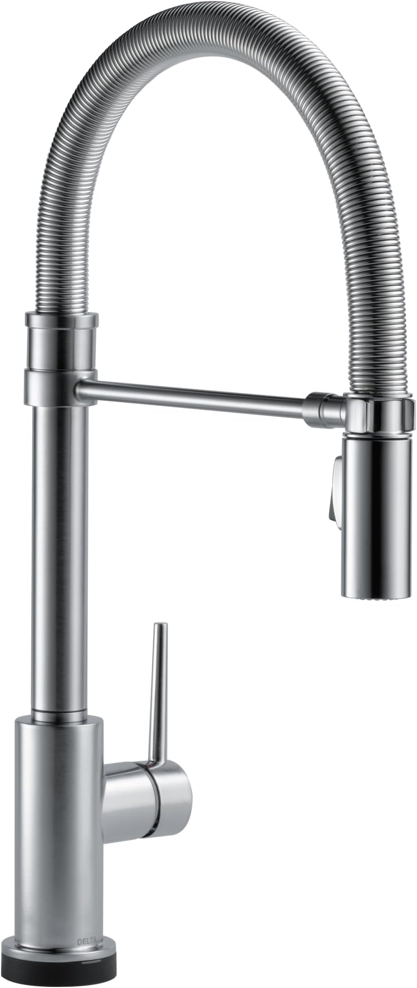 Delta Faucet Trinsic Touch Kitchen Faucet with Touchless Technology, Brushed Nickel Pro Commercial Style Kitchen Faucet, Kitchen Faucets with Pull Down Sprayer, Arctic Stainless 9659TL-AR-DST