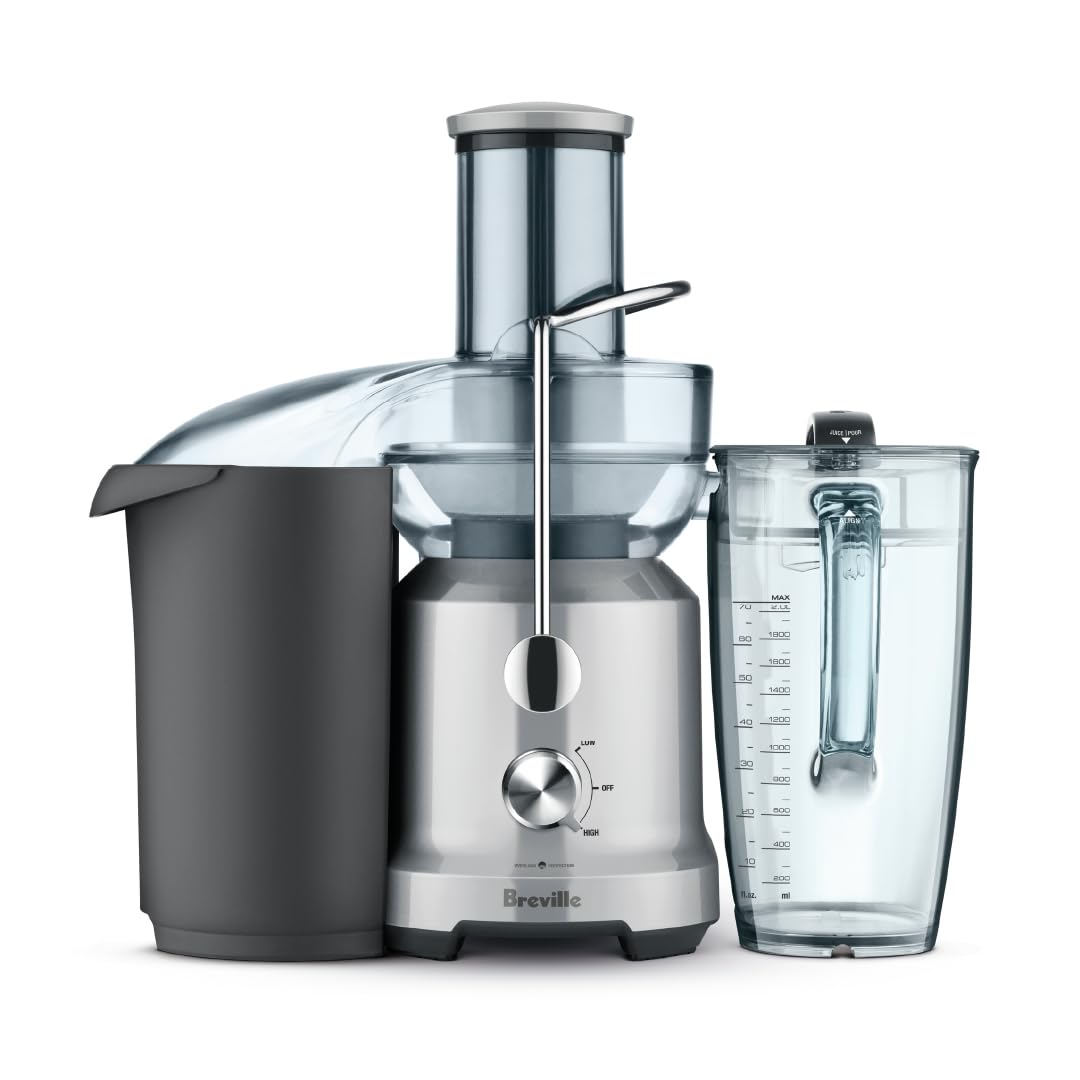 Breville Juice Fountain Cold Juicer, Silver, BJE430SIL