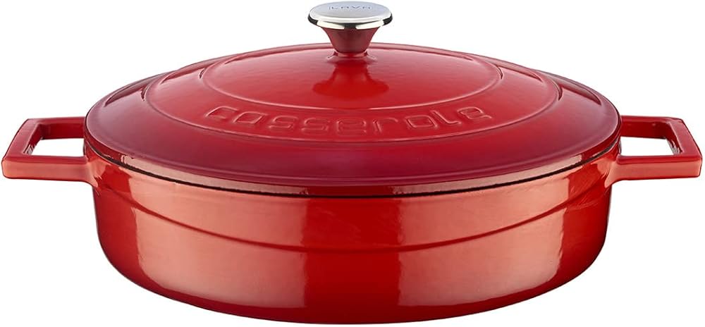 Lava Cookware LV Y St 24 K1 Round Multi-Purpose Dish Diameter 24 cm Cast Iron Red