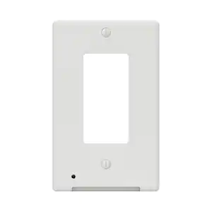 LumiCover LumiCover 1 Gang Decora Plastic Night Light Wall Plate - White