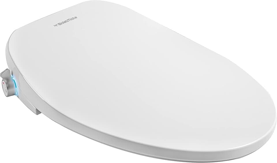 BidetMate 700S Series Electric Bidet Smart Toilet Seat with Side Knob Control - Instant Heated Water, Dryer and Seat - Adjustable and Self-Cleaning - Fits Elongated Toilets