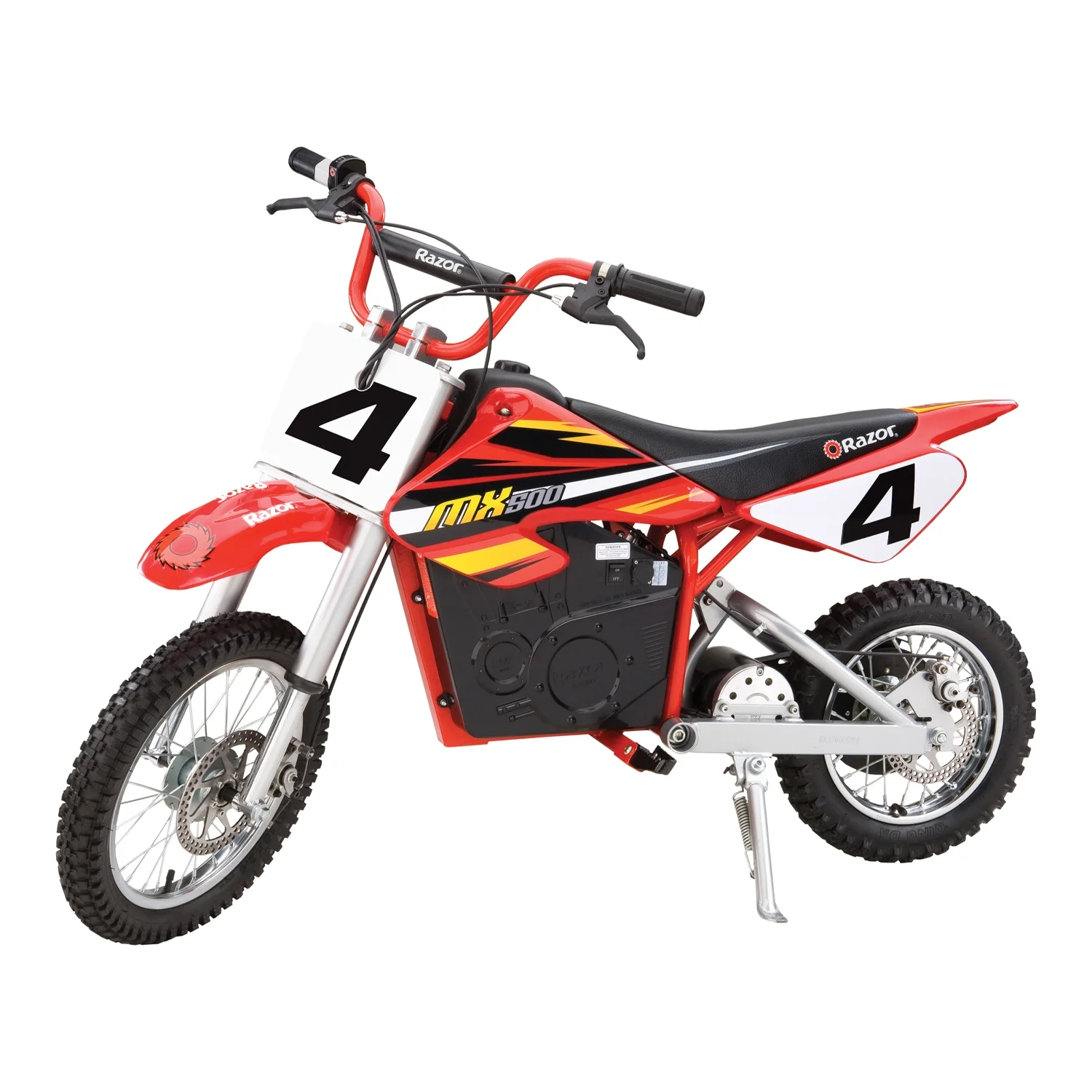 Razor MX500 Kids Dirt Rocket Supercross 15 MPH Electric Bike Motorcycle, Red