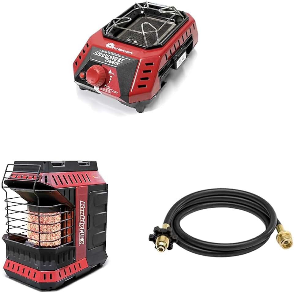 MH8CFLEX 8,000 BTU Buddy Flex Cooker, Red