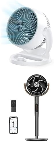 Dreo Bundle of DreoTable Air Circulator Fan Pedestal Fan with Remote Wi-Fi/Voice Control, Compatible with Alexa/Google