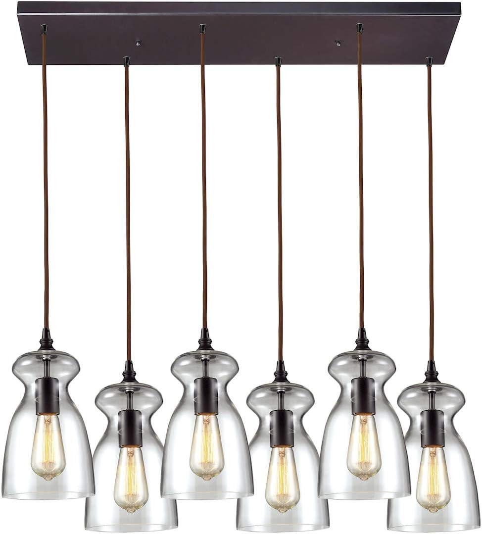 60043-6RC Pendant Light, Polished Chrome