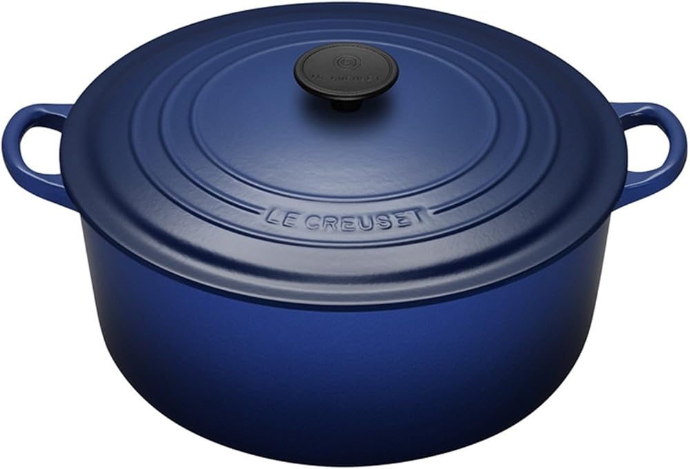 Le Creuset Enameled Cast-Iron 9-Quart Round French Oven, Cobalt