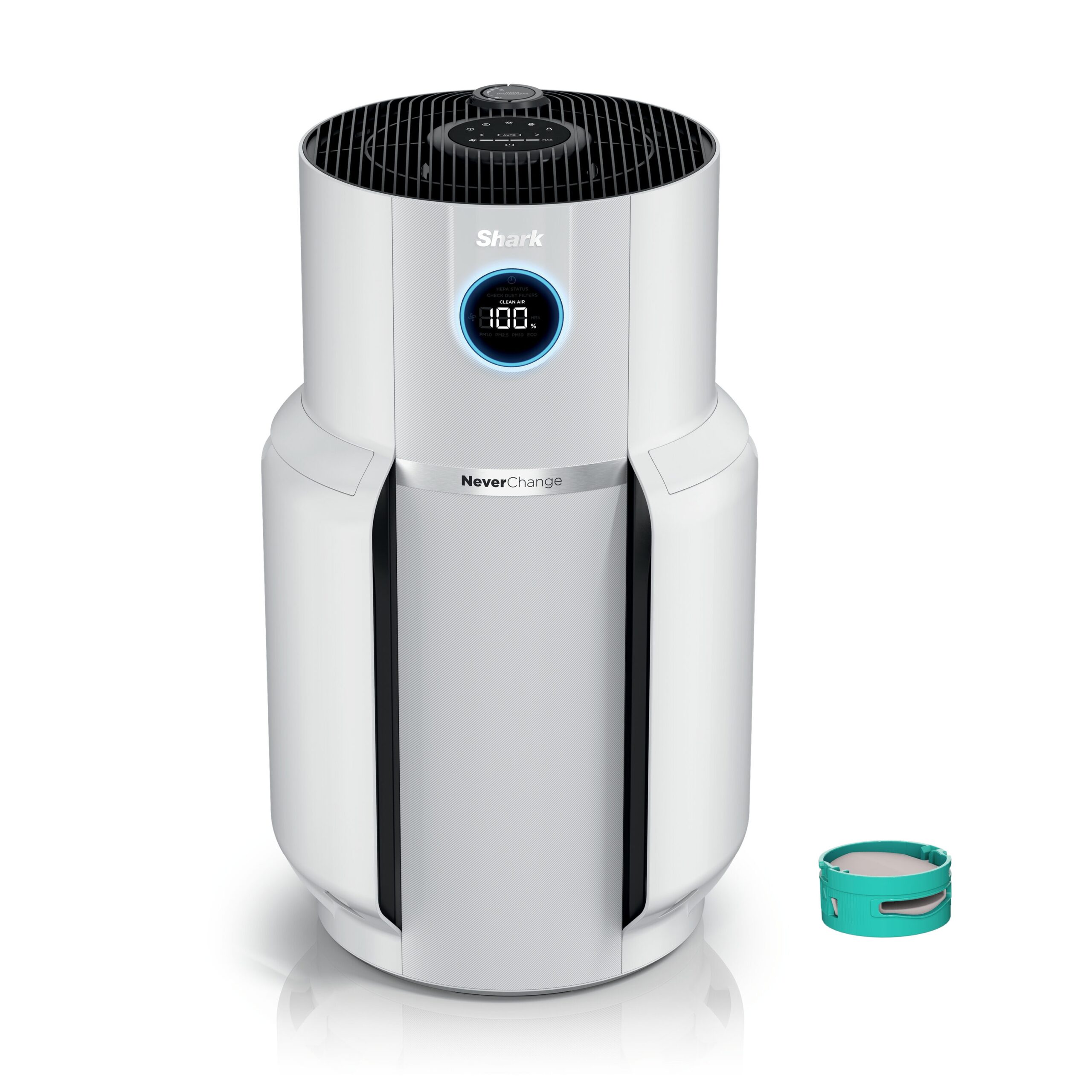 Shark NeverChange Air Purifier MAX 5-Speed White True HEPA Air Purifier (Covers: 1400-sq ft)