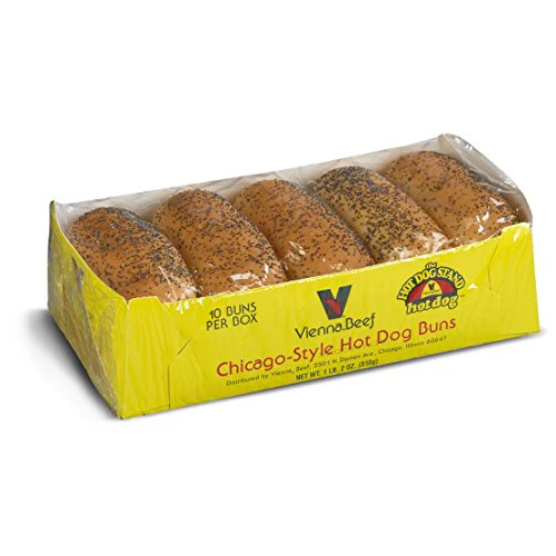 Vienna® Beef Poppyseed Hot Dog Buns (5.75