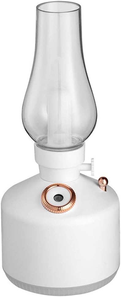 Light Humidifier Mute Mist Maker Table Lamp Sprayer USB Charging Air Humidifier with Colorful LED Night Light (Color : Onecolor, Size : 1)