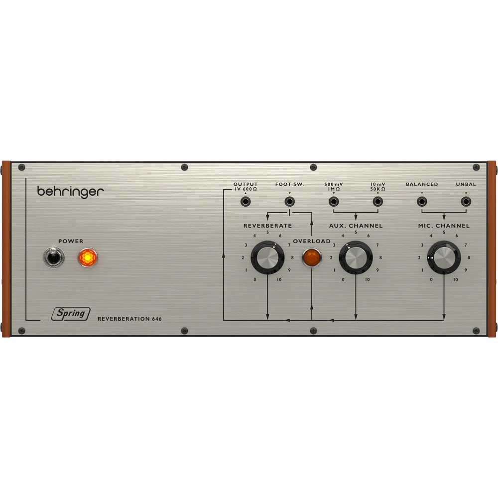 Behringer Spring Reverberation 646 Spring Reverb Module Behringer Spring Reverberation 646 Spring Reverb Module