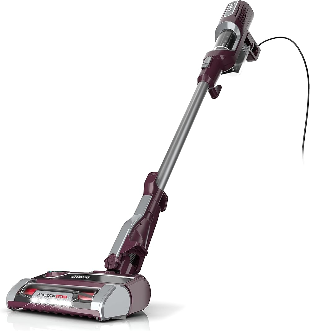 Shark HZ702 Ultralight PetPro Corded Stick Vacuum with PowerFins HairPro Odor Neutralizer Technology, Wine Purple, 0.37 L Capacity