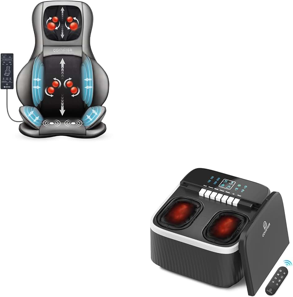 COMFIER Foot Massager Machine & Neck Back Massager