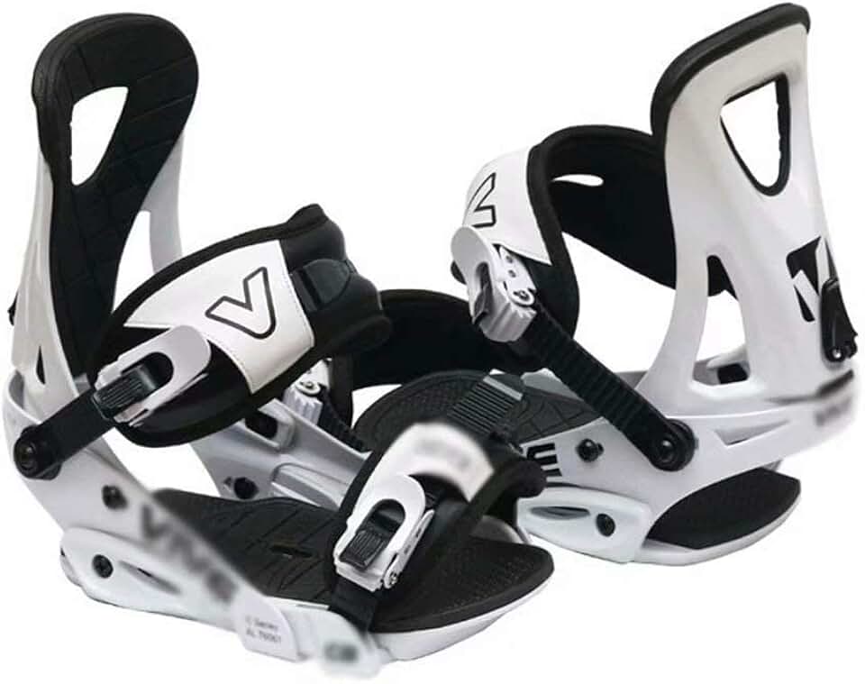 Mini Ski Skates - Outdoor Adjustable ski Shoes Hiking Snowshoes Snow Shoes Ski Skates for Men and Women,Lightweight Snowshoes,Ski Equipment（Black and White） (Color : Medium)