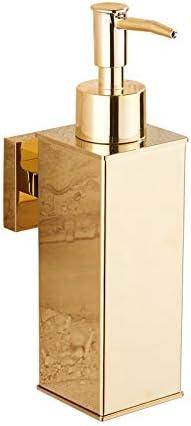 DGSEFD-12 Soap Dispenser Gold Bathroom Hand Liquid Soap Dispenser Kitchen Soap Dispenser Stainless Steel Shampoo Bottles