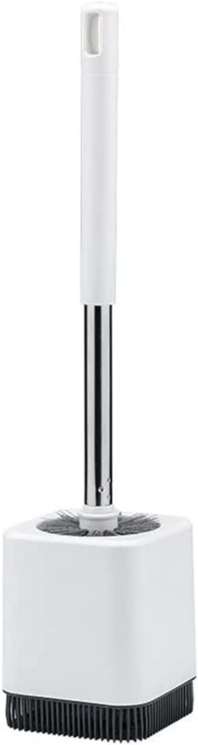 Brush Toilet Brush Toilet Brush and Holder Set, Toilet Brush WC Accessories Toilet Brush Holder Toilet Brushes Without Dead Long Handle Brush Household Toilet Kit Bathroom Toilet Brush Holder
