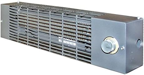 TPI Corporation RPH2-5A Pump House Heater, 500 Watts, 240 Volts, Epoxy Gray, Freeze Protection in Pump Houses, Utility Rooms, etc, 30-140 Degree F Built-in Thermostat