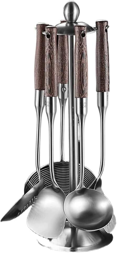 CSCDD Kitchen Utensils Set Non-stick Kitchenware Cooking Tools Spoon Soup Ladle Spatula Shovel Accessories
