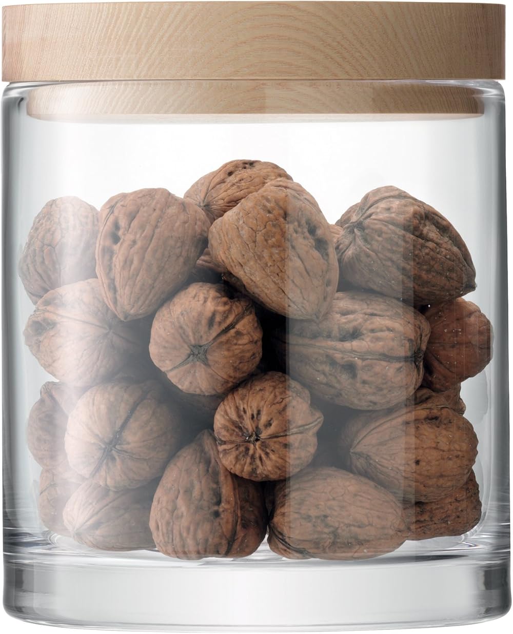 LSA International Lotta Container & Ash Lid H7.5in Clear, 7.5