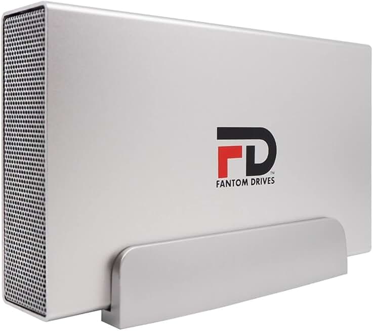 Fantom Drives 22TB GFORCE 3 Pro 7200RPM External Hard Drive - Aluminum, Silver, USB GF3S22000UP