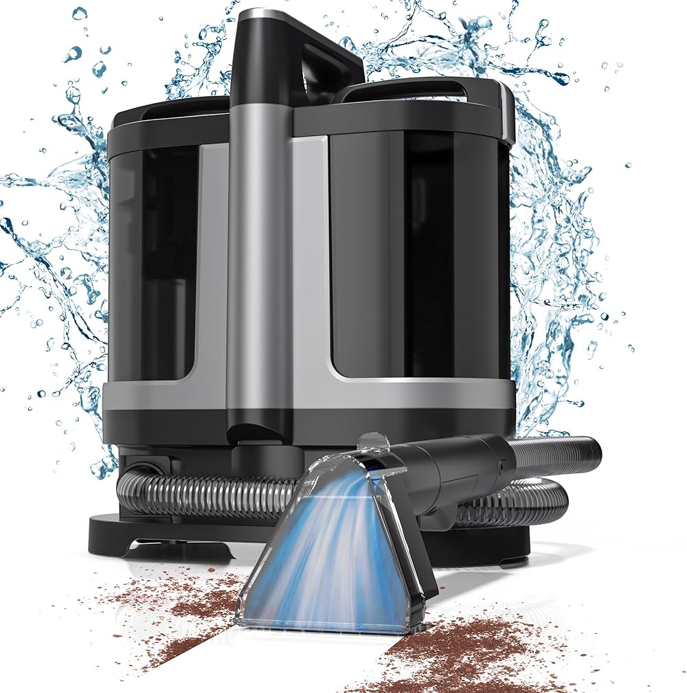 Carpet Cleaner Machine,Portable Carpet & Upholstery Spot Cleaner, 15Kpa Powerful Deep Spot & Stain Cleaner for Carpet,Upholstery,Couch, Rug, Sofa, Pet Stain & Car Seat