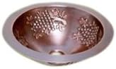 Crosby | Copper Craft Series | Round Basin With Flower