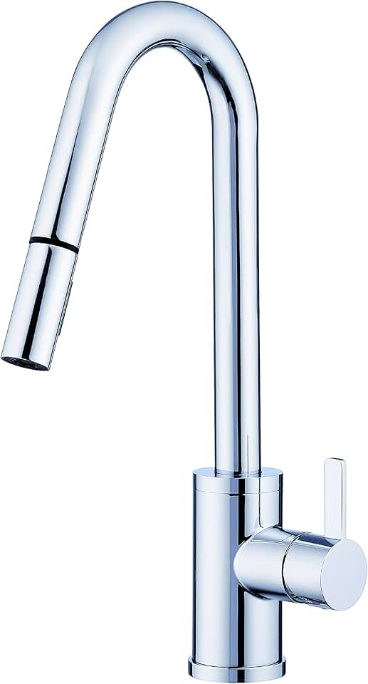 Gerber Plumbing Amalfi Pull-Down Kitchen Faucet with SnapBack Retraction