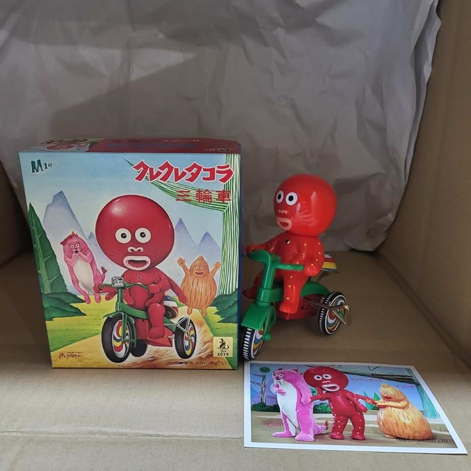 M1 Kurekuretora Tricycle Tin Bullmark Soft Vinyl Toho Kaiju Tsuburaya Masudaya Yonezawa Booska, u1119672042