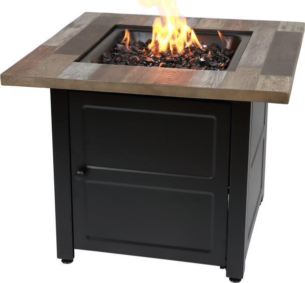 Endless Summer 30-in W 50000-BTU Brown Steel Propane Gas Fire Pit