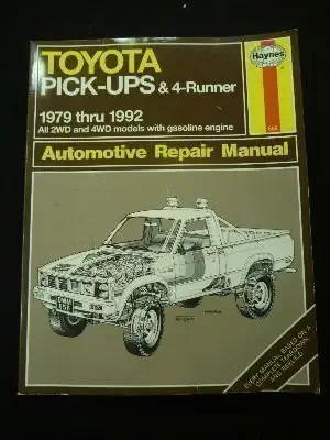 Toyota Pickup 1979 to 1992