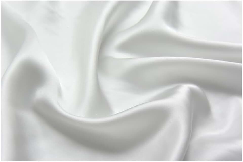20Mm 140Cm 100% Silk Charmeuse Satin Fabric Smooth Gorgeous Plain Solid Color Original Silk for Gown Wedding DIY Sewing