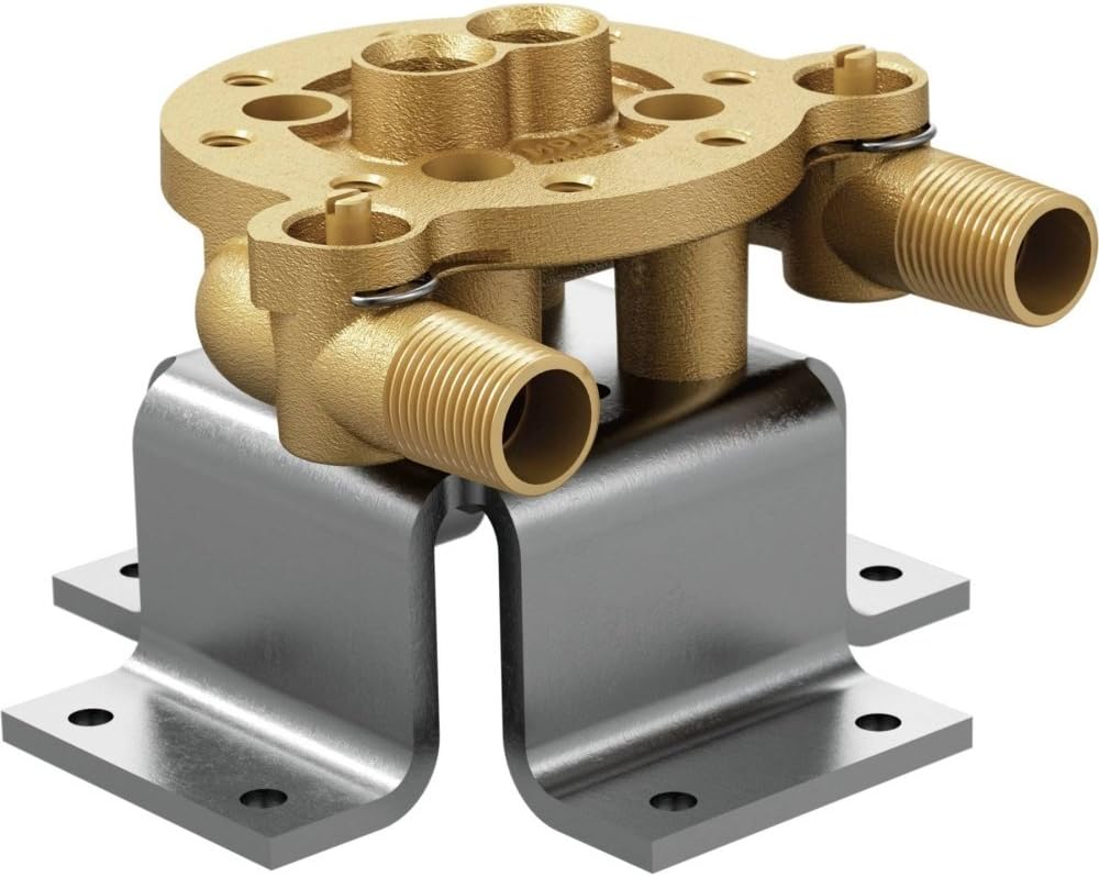 Moen TS50110 Freestanding Floor Mount Tub Filler Single Riser Floor Joist Concrete Mounting Kit