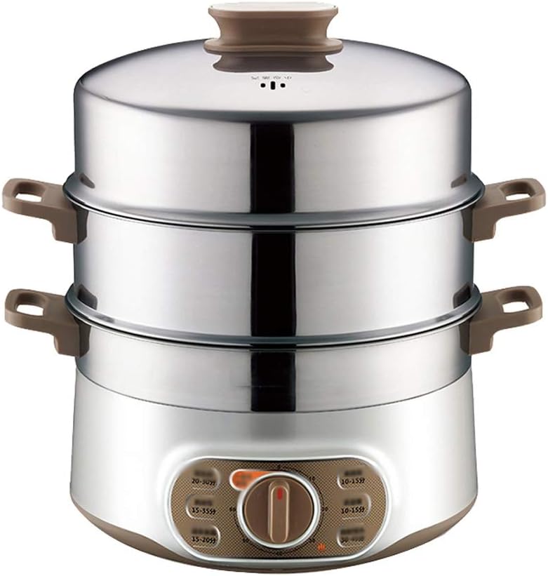 DFHBFG 3 Layers Electric Cooking Machine Automatic Multi Cooker Stainless Steel Inner Steamer Hot Pot Rice Cooker Fast Heating