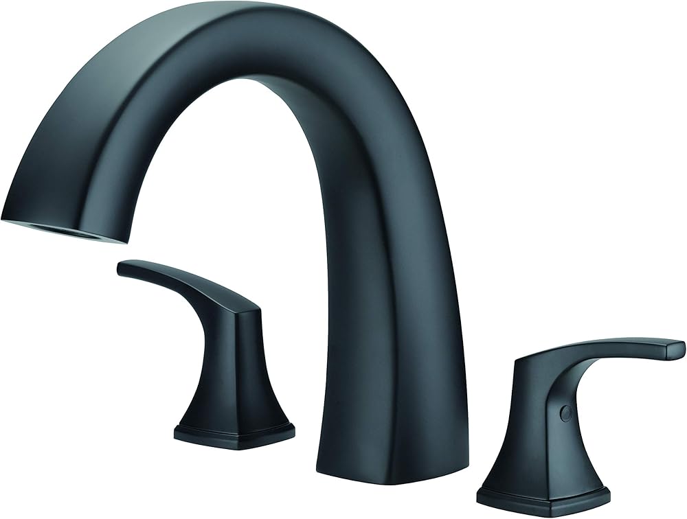 Gerber Plumbing Vaughn Two Handle Roman Bath Tub Trim Faucet