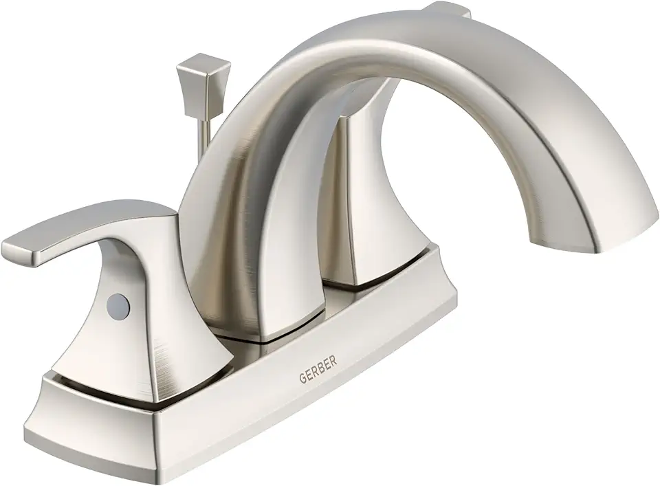Gerber Plumbing Vaughn Centerset Bathroom Faucet with Metal Pop-Up Drain