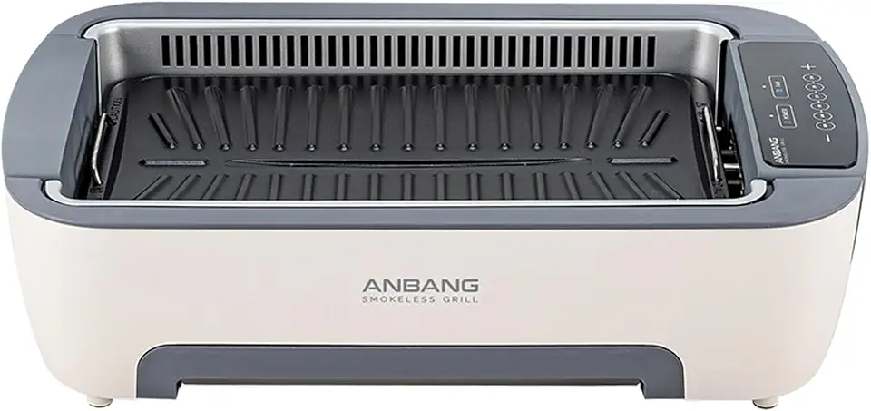 Indoor Smokeless ANBANG GRILL AB901UMF,The most popular BBQ Grill in Korea,Removing Smoke&odors&grease,No Fire-alarm,Powerful odors&grease Filter,Easy Removable System,Triple Safety Devices