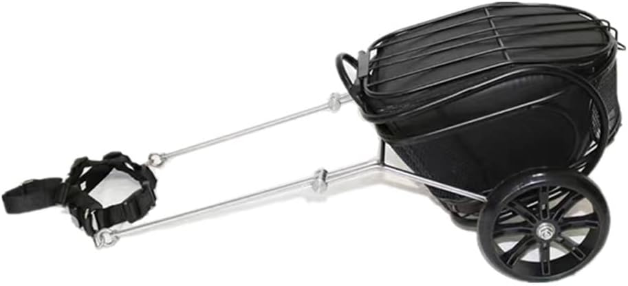 Dog Trailer Cart with Wheels Fits Chest Cicumference 40-50CM Pet Trailer