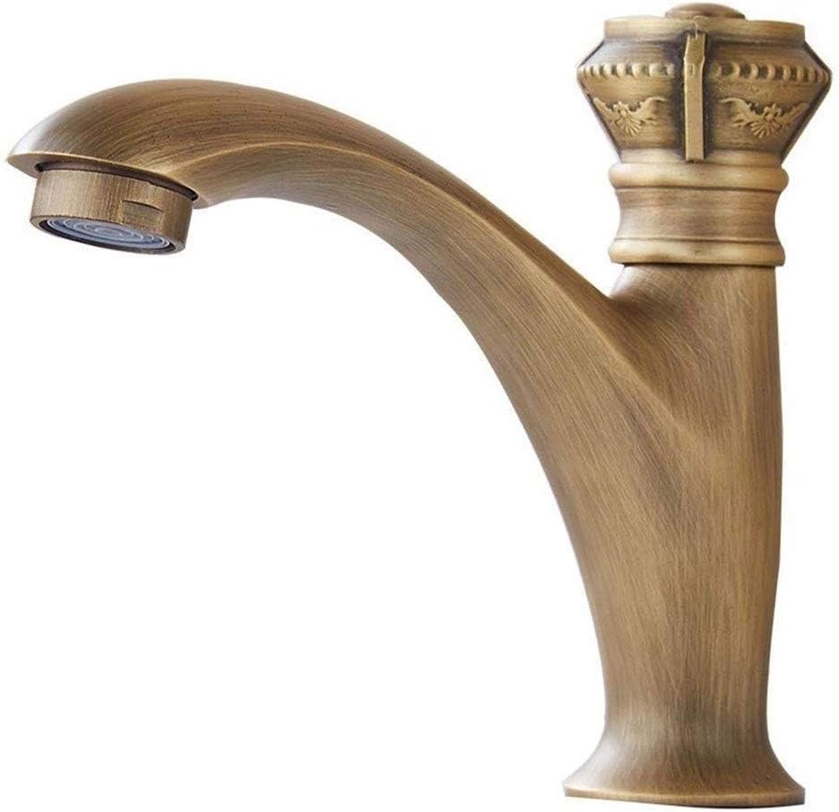 Double Handle Basin Mixer Chrome Brass Washbasin Faucet Bathroom Faucet Double Handle Tap Hot and Cold Mixer