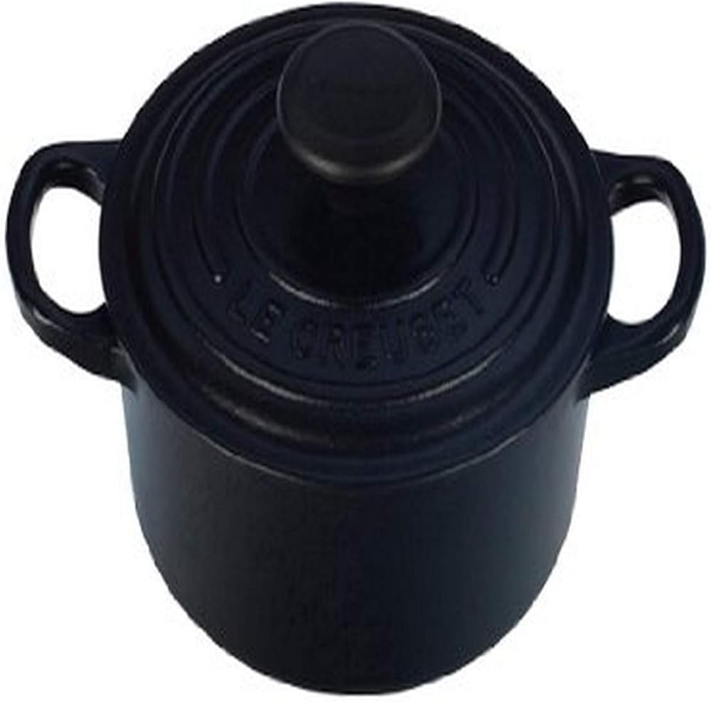 Le Creuset Enameled Cast Iron Signature Round Dutch Oven, 1 qt., Licorice