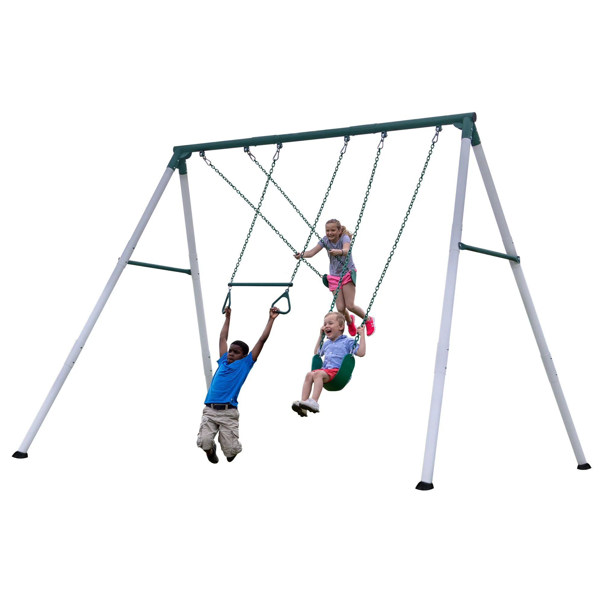 Big Brutus Heavy-Duty Metal A-Frame Swing Set